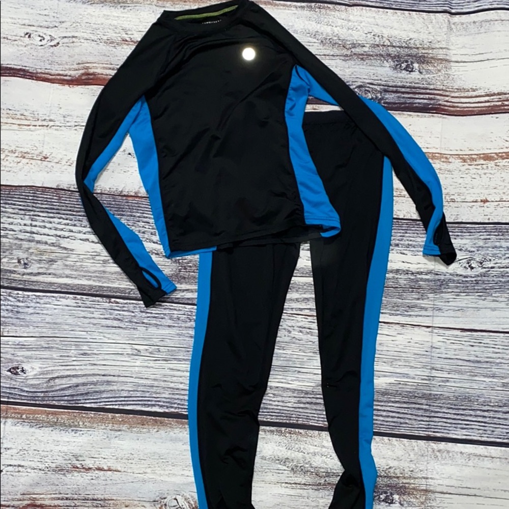 ☠️5/$20☠️ CLIMATESMART | KIDS LONG UNDERWEAR SHIRT AND PANTS SET LARGE